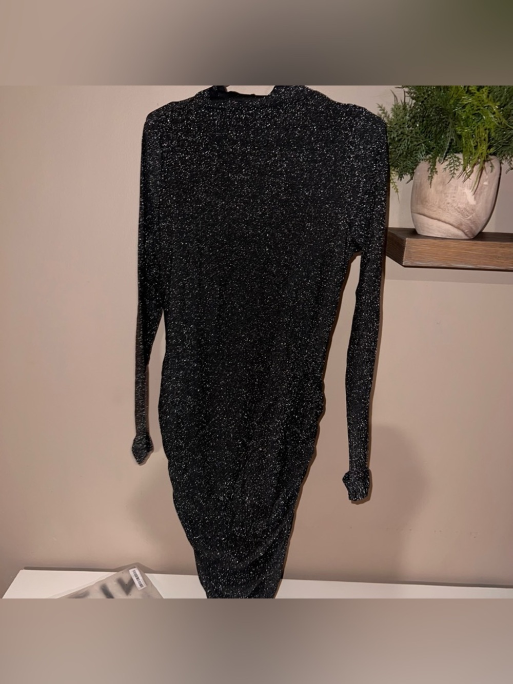 black sparkle dress